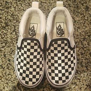 Vans Checkerboard Slip Ons